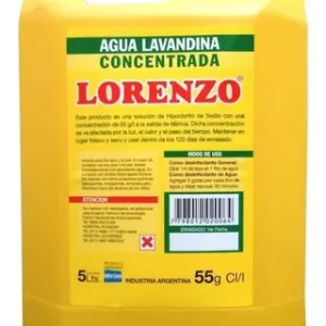 LAVANDINA X 5 L LORENZO
